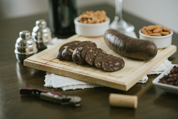 Morcilla en rodajas