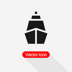 Ship Icon Vector Illustration Eps 10