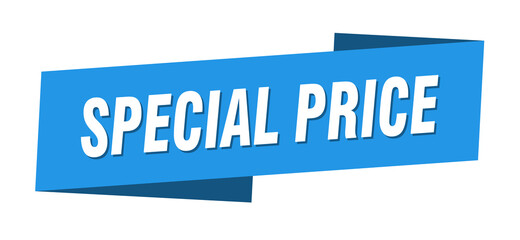 special price banner template. ribbon label sign. sticker