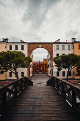 Bridge Ponte Moro in Cannaregio Venice