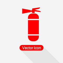 Obraz premium Fire Extinguisher Icon Vector Illustration Eps10