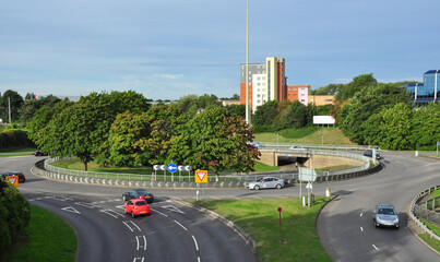 Road Junction and Roundabout, Stevenage, Hertfordshire