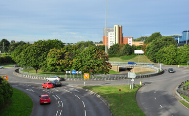 Road Junction and Roundabout, Stevenage, Hertfordshire