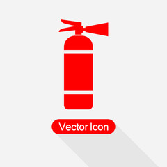 Obraz premium Fire Extinguisher Icon Vector Illustration Eps10