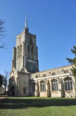 Fototapeta na wymiar St Mary's Church, Ashwell, Herts