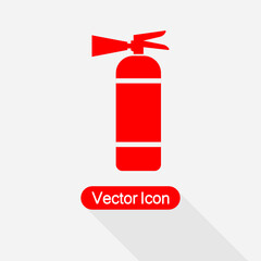 Fire Extinguisher Icon Vector Illustration Eps10