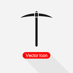 Pickaxe Icon Vector Illustration Eps10