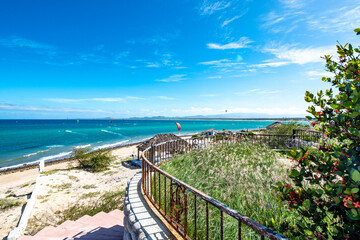 view of the beach in la paz bcs