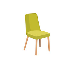 yellow dining chair