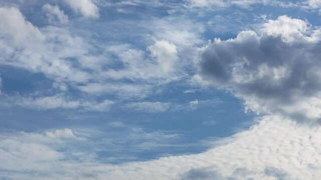 Blue sky and clouds timelapse