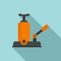 Jack-screw icon. Flat illustration of jack-screw vector icon for web design