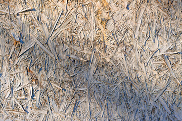 An old board pressed from sawdust. Background. Graphic resources.