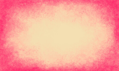 Pink abstract romantic bright saturated festive background with a border around the edges and a place for text in the middle. Traditional simple grunge background.