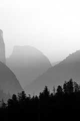 yosemite valley national park in california early morning