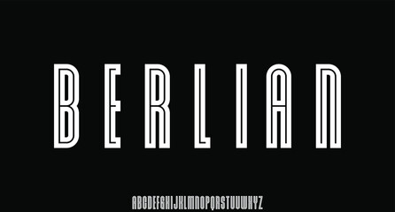 bold condensed font for poster and head line