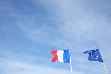 flag of France and EU