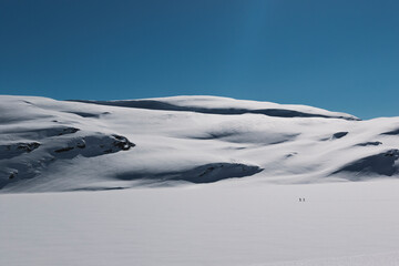 Hiking in Snow
