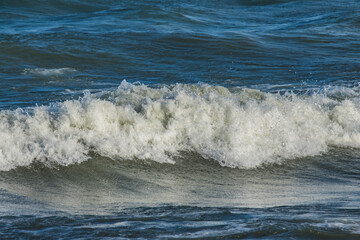 white cap waves