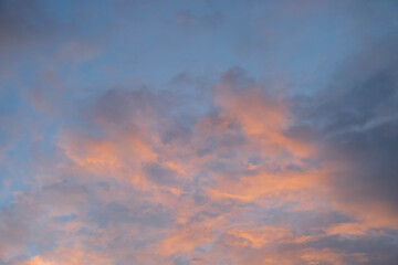 Colorful sky at sunset.ฺBeautiful Sky at Twine Light Time.sky sunset Background.