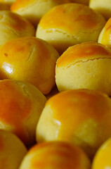 Nastar cakes with cheese flavor, typical food that served in iedul fitri or lebaran. 