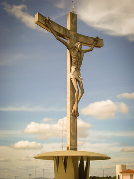 Jesus in the cross in Vitoria da Conquista, Brazil