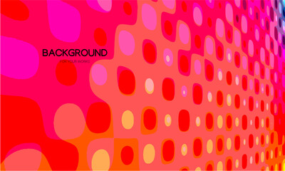 Colorful abstract background with dot pattern composition. For use in all types of design work. Vector illustration.