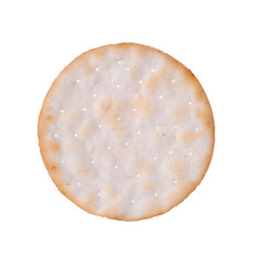 Crackers cereals,biscuits isolated on white background.