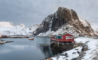 The magic scenic view of Lofoten