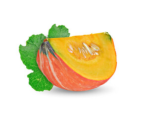 pumpkin isolated on the white background.