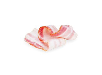  bacon isolated on white background