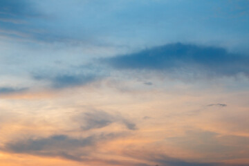Obraz premium beautiful colorful sky and cloud in twilight time background