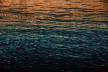 blue water reflection