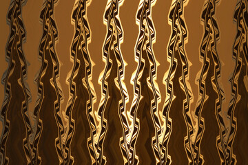 golden abstract flames