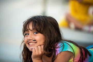 portrait of little girls 