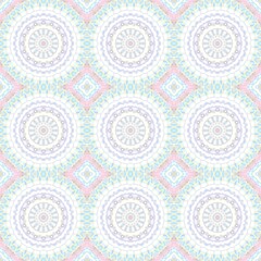 Abstract pattern. Square ornamental regular background. Seamless pattern. Vintage mosaic art pattern.