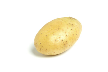 New potato isolated on white background.