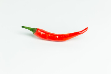 chili pepper isolated on a white background.