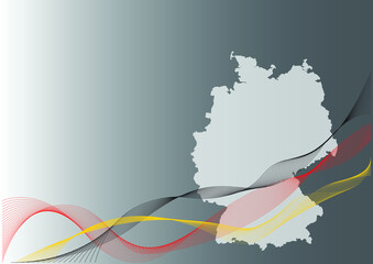 vector illustration of an abstract background with map