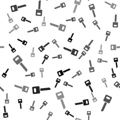 Fototapeta na wymiar Black Key icon isolated seamless pattern on white background. Vector Illustration.