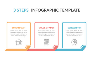 3 Steps - Infographic Template