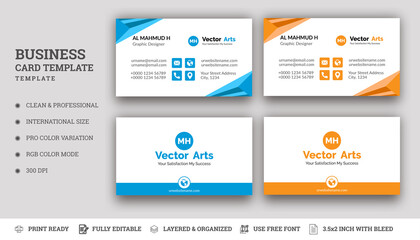 Creative Individual Business Card Template For Business Company