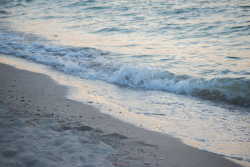 waves on the beach