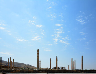 Persepolis, Hall of 100 columns, partial view.