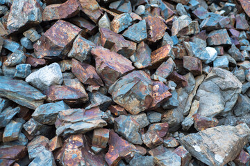 Tas de pierres de montagne 