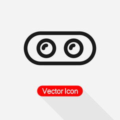 Dual Camera Icon Vector Illustration Eps10