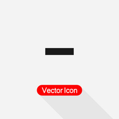 Minus Icon Vector Illustration Eps10