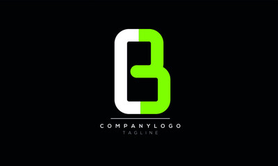 Alphabet letters Initials Monogram logo B3,3B,B