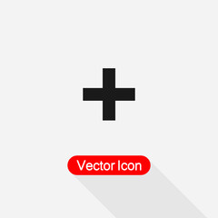 Plus Icon Add Icon Vector Illustration Eps10