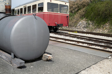 Alter Elektrotriebwaggon