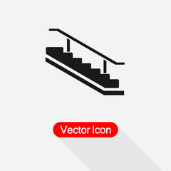 Fototapeta premium Stairs Icon Vector Illustration Eps10